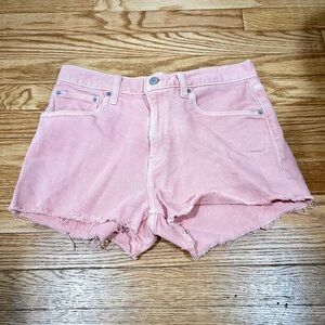 Lucky Brand Pink/Salmon Colored Denim Shorts